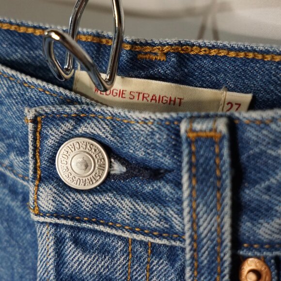 Levi's The Wedgie Straight - Size 27 - Picture 10 of 12